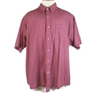 Wrangler Hero Men Shirt Size XL Red Plaid